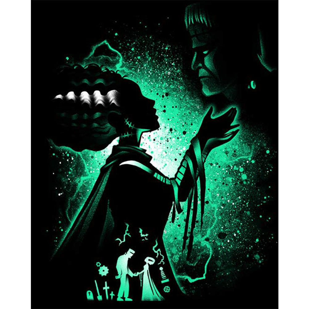 DIY - Silhouette - Frank - 40*50CM 11CT 3 Stamped Cross Stitch