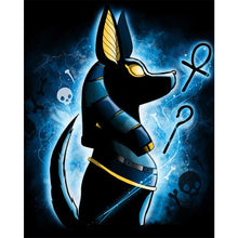 Load image into Gallery viewer, DIY - Silhouette - Anubis - 40*50CM 11CT 3 Stamped Cross Stitch

