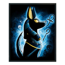 Load image into Gallery viewer, DIY - Silhouette - Anubis - 40*50CM 11CT 3 Stamped Cross Stitch
