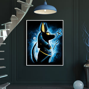 DIY - Silhouette - Anubis - 40*50CM 11CT 3 Stamped Cross Stitch