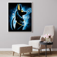 Load image into Gallery viewer, DIY - Silhouette - Anubis - 40*50CM 11CT 3 Stamped Cross Stitch
