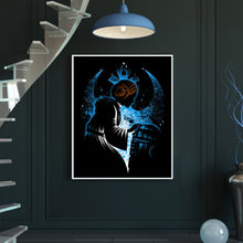 Load image into Gallery viewer, DIY - Silhouette - Star Wars Princess Leia And R2-D2 Machine - 40*50CM 11CT 3 Stamped Cross Stitch
