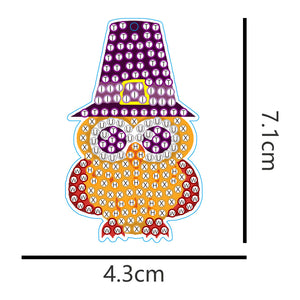 DIY Point Drill Keychains Cute Spot Drawing Kit Keychain for Gift (YS053)