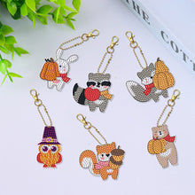 Load image into Gallery viewer, DIY Point Drill Keychains Cute Spot Drawing Kit Keychain for Gift (YS053)
