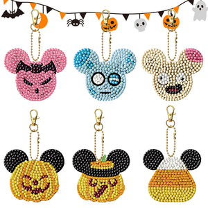 DIY Point Drill Keychains Cute Spot Drawing Kit Keychain for Gift (YS054)