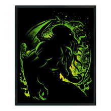Load image into Gallery viewer, Yishu - Cthulhu Mythos Silhouette - 40*50CM 11CT 3 Stamped Cross Stitch
