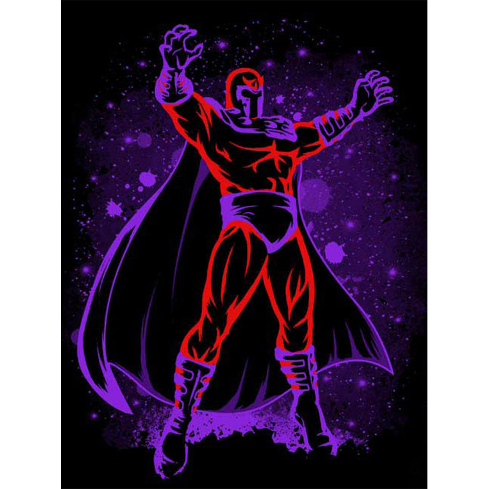 Magneto Silhouette 30*40CM(Canvas) Full Round Drill Diamond Painting