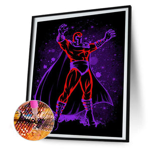 Magneto Silhouette 30*40CM(Canvas) Full Round Drill Diamond Painting
