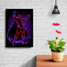 Load image into Gallery viewer, Magneto Silhouette 30*40CM(Canvas) Full Round Drill Diamond Painting

