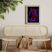 Load image into Gallery viewer, Magneto Silhouette 30*40CM(Canvas) Full Round Drill Diamond Painting
