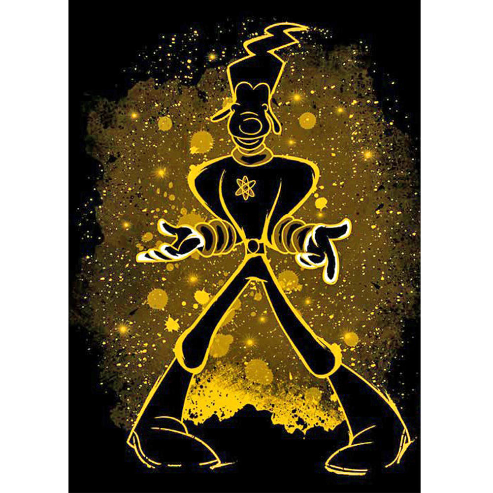 Cunning Flying Duck Silhouette 30*40CM(Canvas) Full Round Drill Diamond Painting