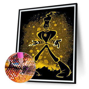 Cunning Flying Duck Silhouette 30*40CM(Canvas) Full Round Drill Diamond Painting