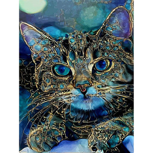 Artist Cat 40*50CM(Canvas) Full Square Drill Diamond Painting