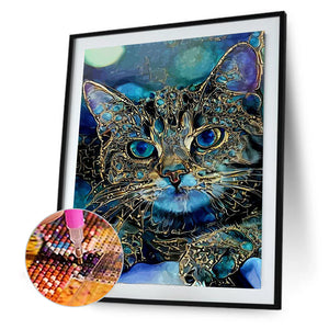 Artist Cat 40*50CM(Canvas) Full Square Drill Diamond Painting