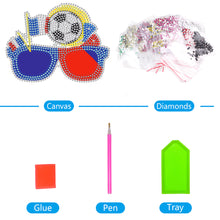 Load image into Gallery viewer, Diamond Painting Glasses Props Handmade DIY for Celebration Party (YJ050)
