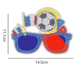 Diamond Painting Glasses Props Handmade DIY for Celebration Party (YJ050)