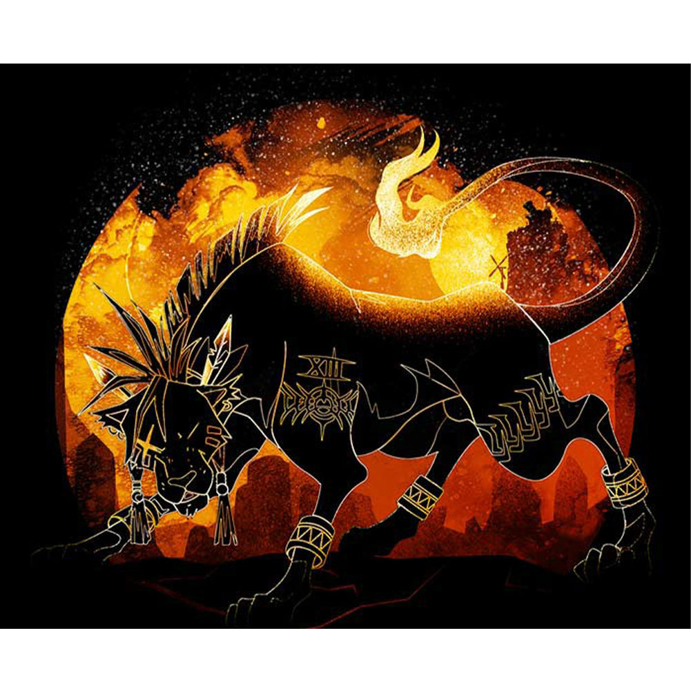 Final Fantasy 40*50CM(Canvas) Full Round Drill Diamond Painting