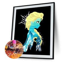Load image into Gallery viewer, Elsa Silhouette 40*50CM(Canvas) Full Square Drill Diamond Painting
