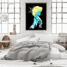 Load image into Gallery viewer, Elsa Silhouette 40*50CM(Canvas) Full Square Drill Diamond Painting
