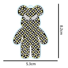 Load image into Gallery viewer, DIY Diamond Keyrings Mosaic Double Sided Cartoon Bear Accessories (YS067)
