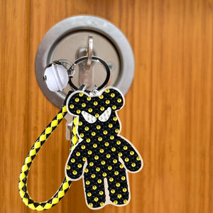 DIY Diamond Keyrings Mosaic Double Sided Cartoon Bear Accessories (YS067)