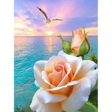 Load image into Gallery viewer, Seaside Roses 40*50CM(Canvas) Full Round Drill Diamond Painting
