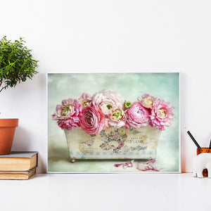Eustia Bouquet 40*30CM(Canvas) Full Round Drill Diamond Painting