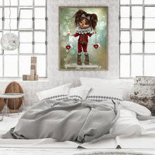 Load image into Gallery viewer, Big-Eyed Girl 30*40CM(Canvas) Full Square Drill Diamond Painting

