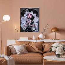 Load image into Gallery viewer, Fashionable Girl With Heavy Makeup 30*40CM(Canvas) Full Round Drill Diamond Painting
