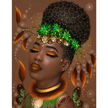 Load image into Gallery viewer, Indian Woman 40*50CM(Canvas) Full Round Drill Diamond Painting
