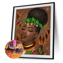 Load image into Gallery viewer, Indian Woman 40*50CM(Canvas) Full Round Drill Diamond Painting
