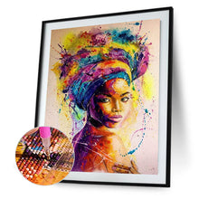 Load image into Gallery viewer, Indian Woman 40*50CM(Canvas) Full Round Drill Diamond Painting
