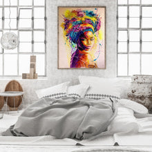 Load image into Gallery viewer, Indian Woman 40*50CM(Canvas) Full Round Drill Diamond Painting
