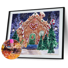 Load image into Gallery viewer, Christmas Gingerbread House 40*30CM(Canvas) Full Round Drill Diamond Painting
