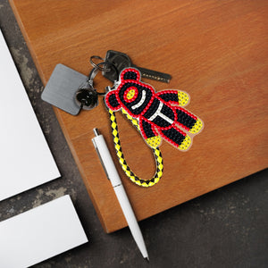 DIY Mosaic Keychain Bear Diamonds Painting Key Ring for Girl Bag Pendant (YS089)