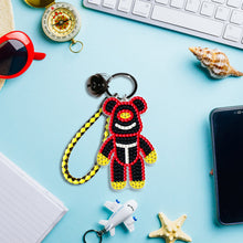 Load image into Gallery viewer, DIY Mosaic Keychain Bear Diamonds Painting Key Ring for Girl Bag Pendant (YS089)
