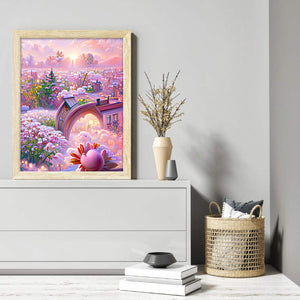 Dream Flower Manor 30*40CM(Canvas) Full Round Drill Diamond Painting