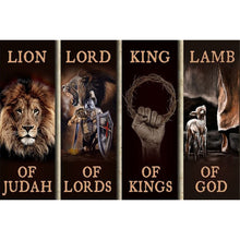 Load image into Gallery viewer, Lion Woodblock Print 60*40CM(Canvas) Full Square Drill Diamond Painting
