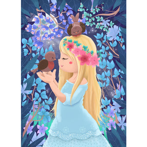 Fairytale Princess 30*40CM(Canvas) Full Round Drill Diamond Painting