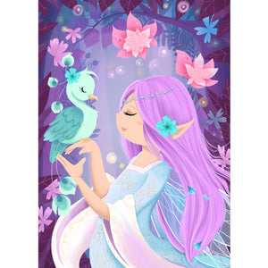 Fairytale Princess 30*40CM(Canvas) Full Round Drill Diamond Painting