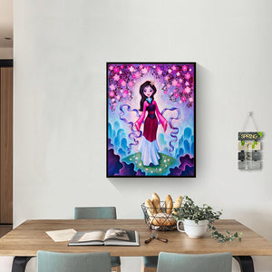 Disney Mulan 30*40CM(Canvas) Full Round Drill Diamond Painting