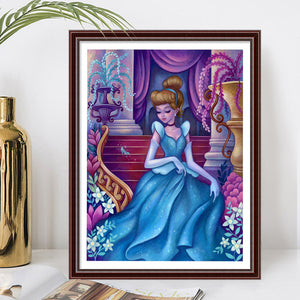 Cinderella 30*40CM(Canvas) Full Round Drill Diamond Painting