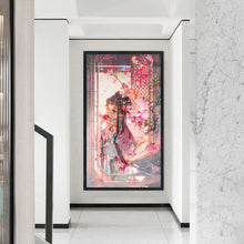 Load image into Gallery viewer, Yishu - Ancient Beauty Girl - 50*90CM 11CT 3 Stamped Cross Stitch
