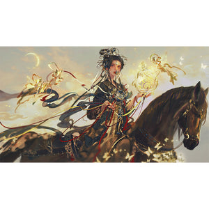 Yishu - Ancient Beauty - 90*50CM 11CT 3 Stamped Cross Stitch