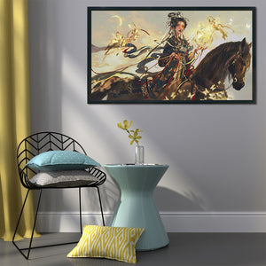 Yishu - Ancient Beauty - 90*50CM 11CT 3 Stamped Cross Stitch