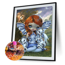 Load image into Gallery viewer, Big-Eyed Doll 40*50CM(Canvas) Full Round Drill Diamond Painting
