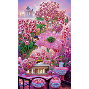 Dream Manor 30*50CM(Canvas) Partial Special Shaped Drill Diamond Painting