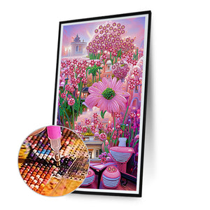 Dream Manor 30*50CM(Canvas) Partial Special Shaped Drill Diamond Painting
