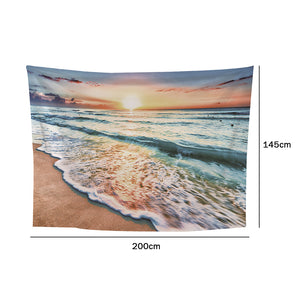 Seaside - 200*145CM Polyester printed tapestry