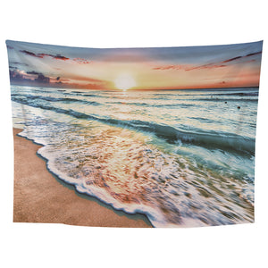 Seaside - 200*145CM Polyester printed tapestry